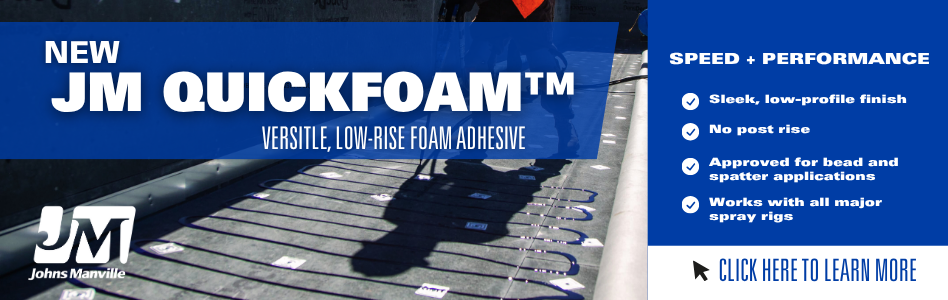 Johns Manville - Billboard Ad - JM QuickFoam Adhesive
