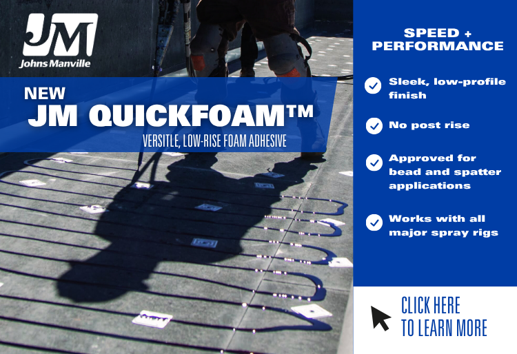 Johns Manville - Navigation Ad (RLW) - QuickFoam Adhesive