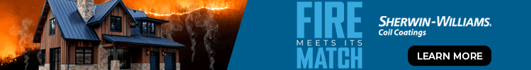 Sherwin-Williams - Banner Ad - MetalRoofingElements - Fire