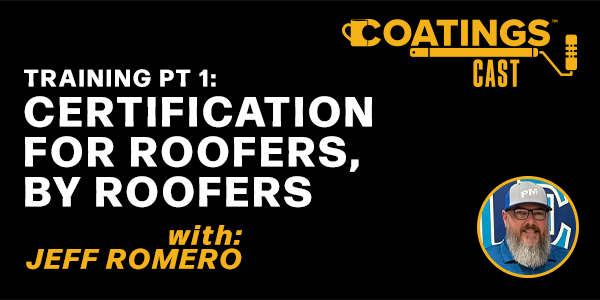 Training Pt 1: Certification for Roofers, by Roofers - PODCAST TRANSCRIPT
