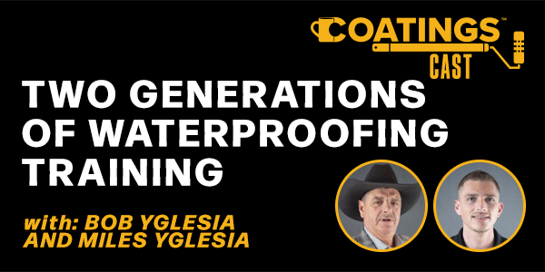 Two Generations of Waterproofing Training - PODCAST TRANSCRIPT