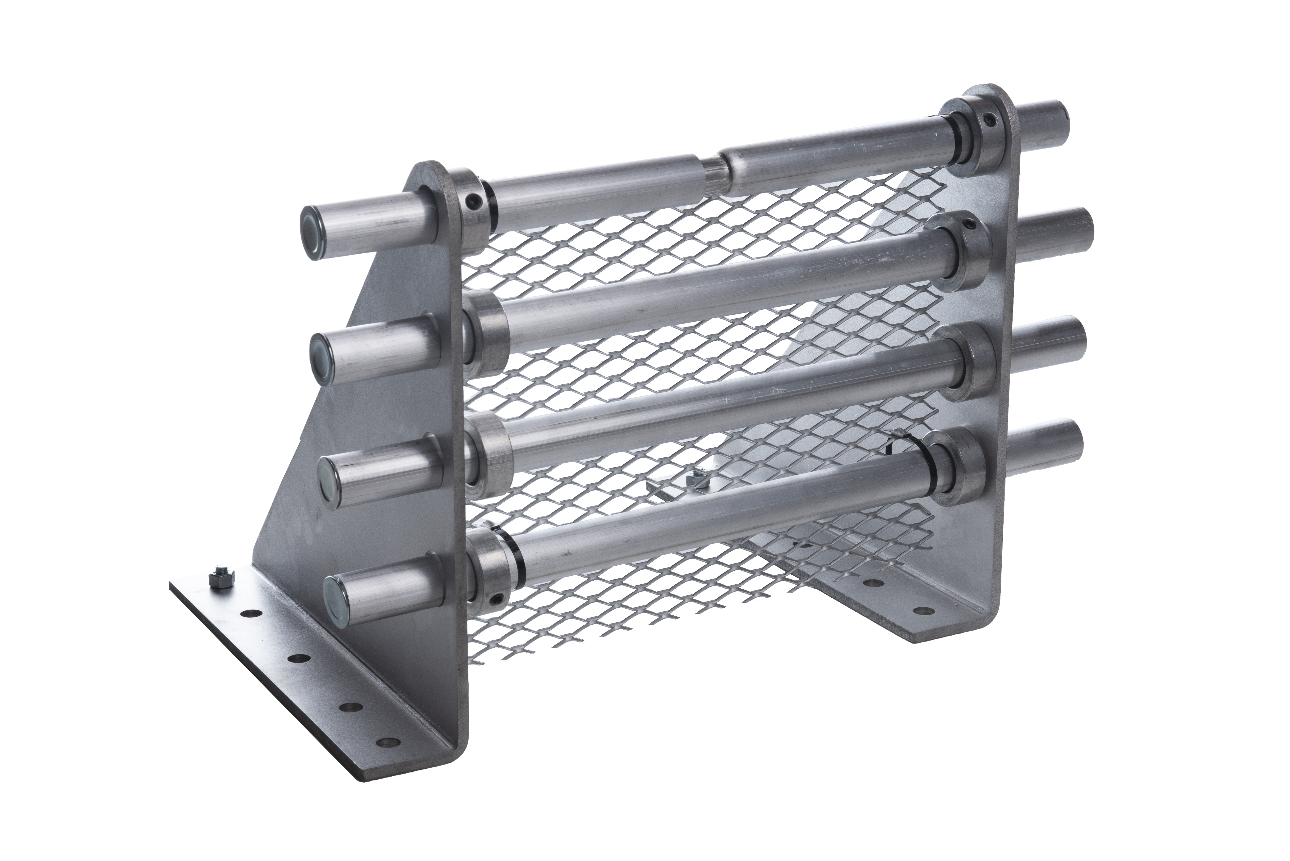 Drift Solar - 4 Pipe Bolt Down Snow Fence with Ice Screen Full