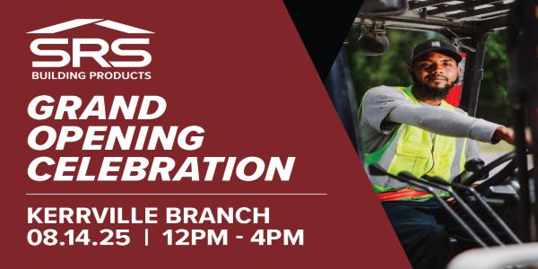 SRS Building Products Grand Opening Celebration!