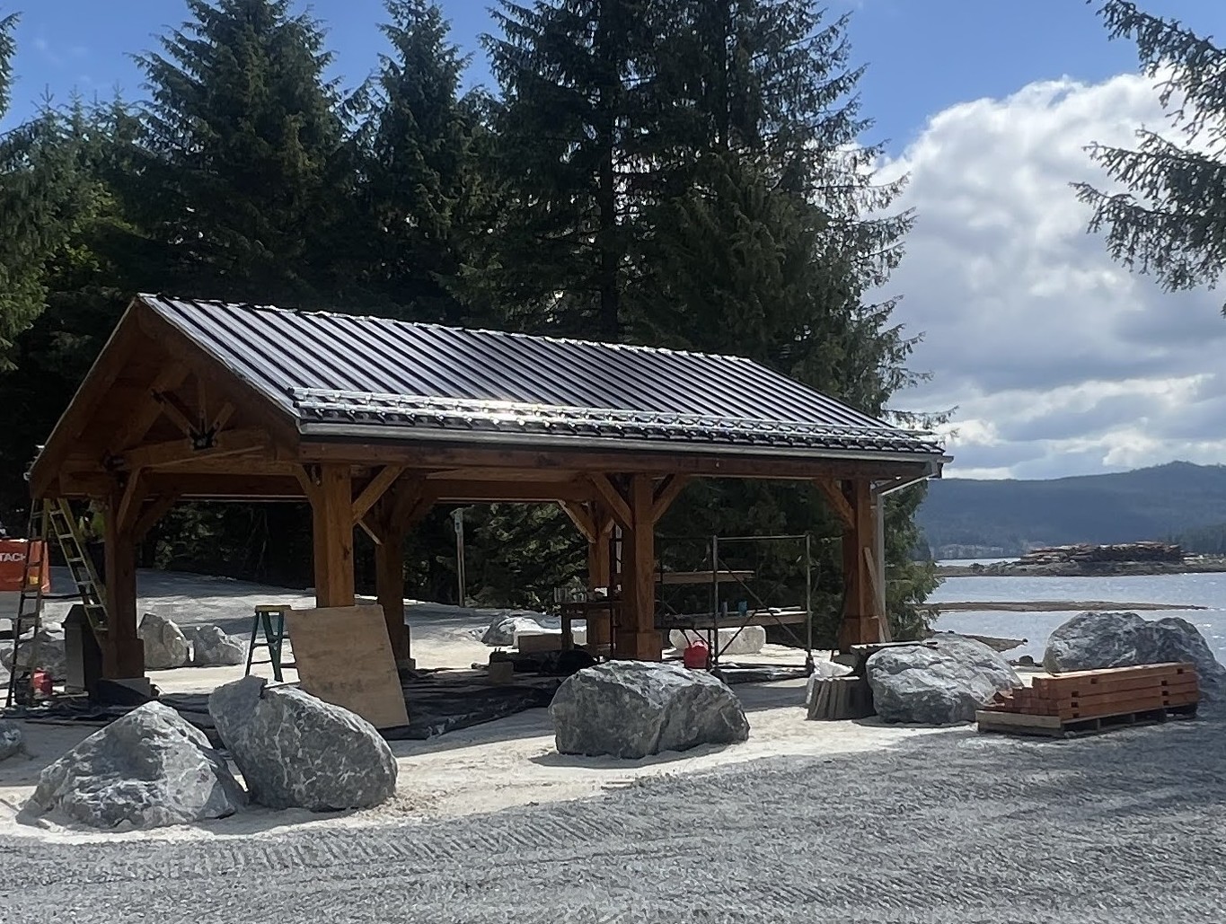 Rocky Mountain - S-5! X-Gard 2.0 with S-5! N Clamps and X-Clips II by Rock-N-Road Construction on Alaska picnic enclosure 1