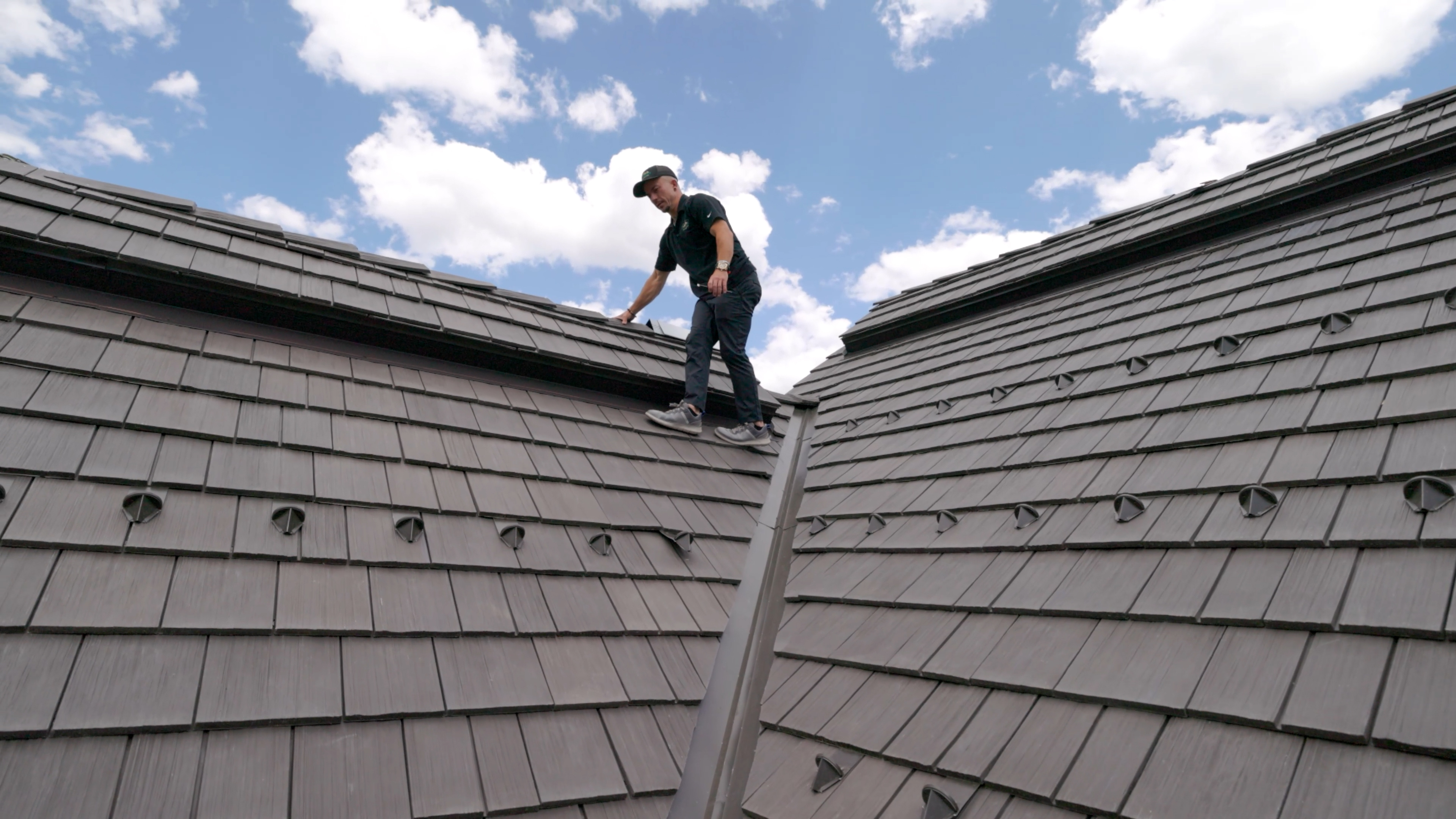 Rocky Mountain - Yeti 18 snow guards installed by Home Grown Roofing and Contracting on DaVinci Shake Roof
