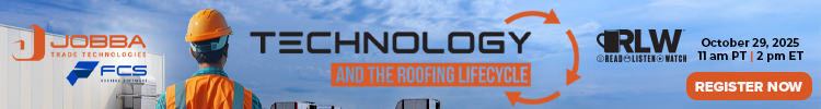 Jobba - RLW Banner - Technology and the Roofing Lifecycle
