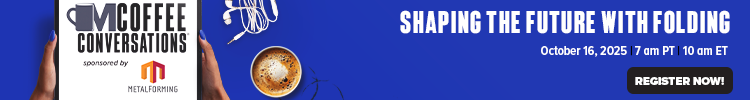 MetalForming - Banner - Shaping the Future With Folding - Register