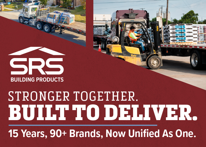 SRS - Navigation Ad - SRS - Billboard Ad - Stronger together. Built to deliver.