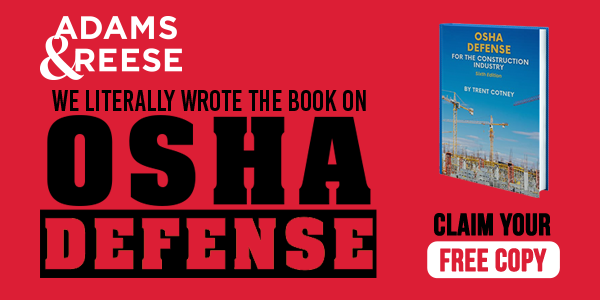 Adams and Reese - OSHA Defense book red
