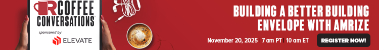 Coffee Conversations - Banner Ad - Building a Better Building Envelope With Amrize