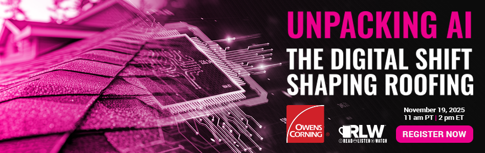 Owens Corning - Billboard Ad - Unpacking AI: The Digital Shift Shaping Roofing
