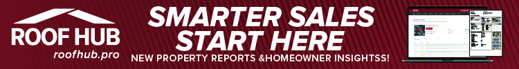 Roof Hub - Banner Ad - Property Reports & Homeowner Insights in Roof Hub