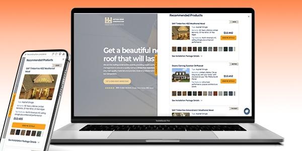 Roof sales as easy as online shopping