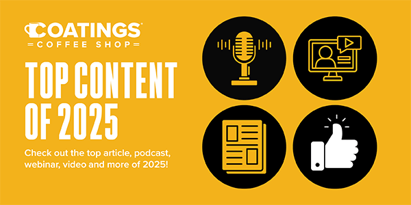 Celebrating coatings content from 2025!