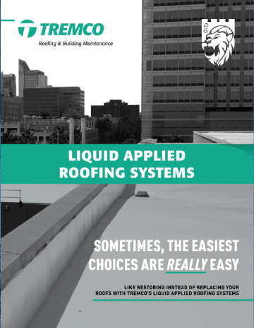 Liquid applied roofing systems brochure