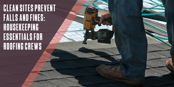 Clean sites prevent falls and fines