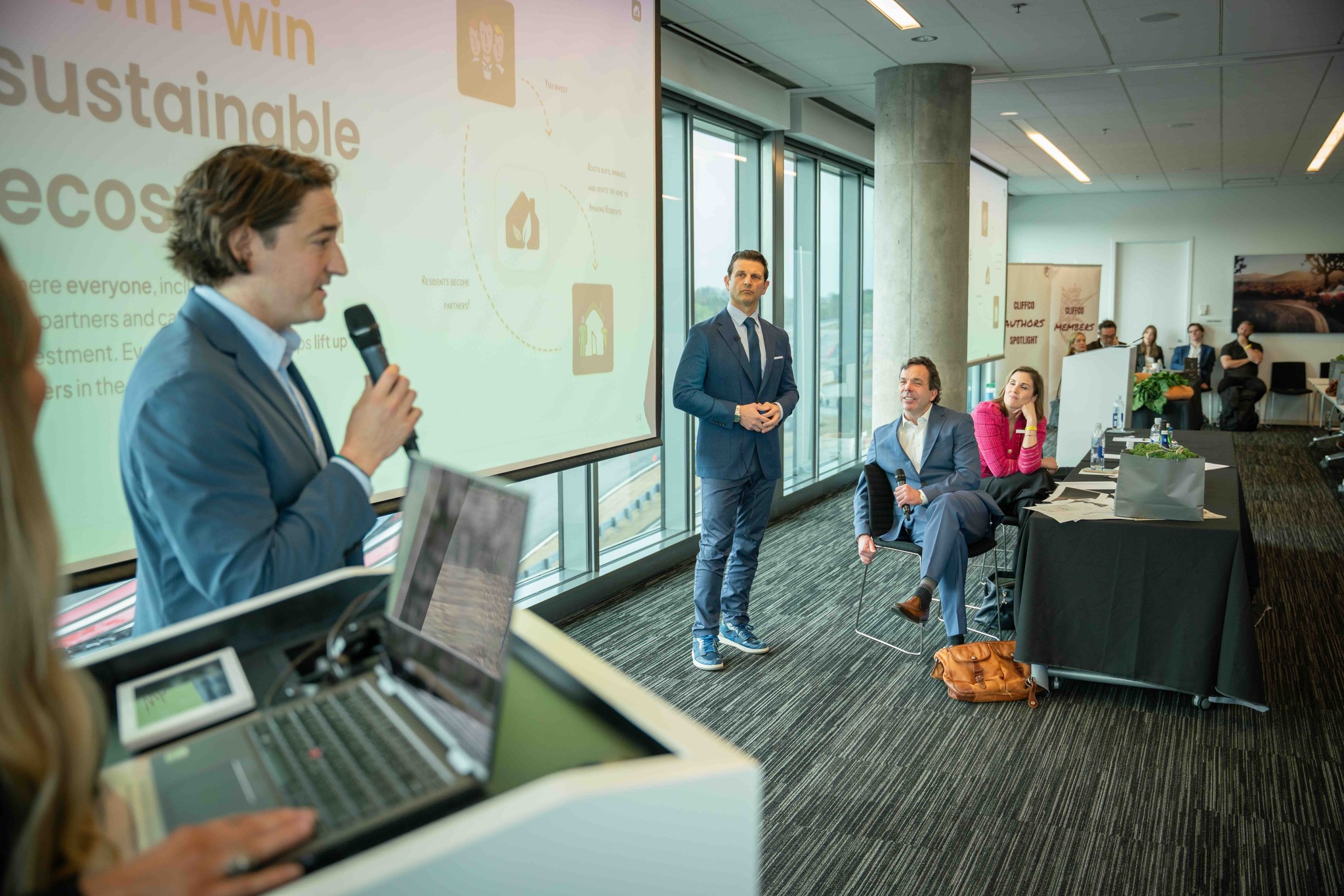 Exit Stage Left Advisors - Speaking at the podium