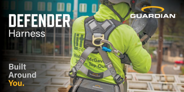 Guardian announces new Defender Full-Body Harness at World of Concrete 2026