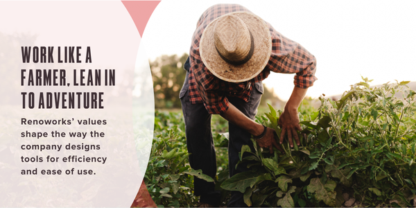 Work like a farmer, lean in to adventure