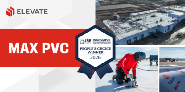 Elevate MAX PVC named 2026 People’s Choice Winner in IRE’s Innovative Product Showcase & Awards