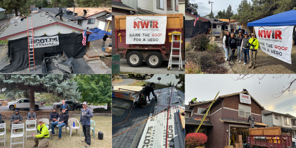 My first (and second) roof donations with NWIR!