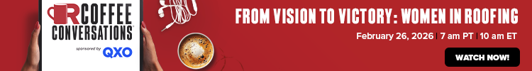 QXO - Banner Ad - From Vision to Victory Women in Roofing