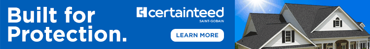 Certainteed - Banner Ad - Built for More April 26