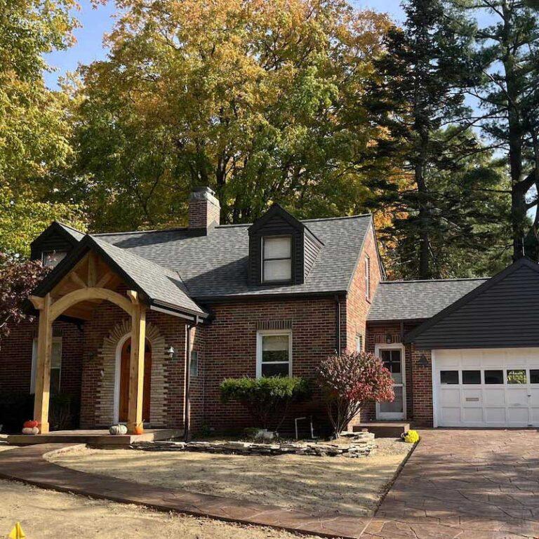 Lakefront Exteriors - front patio example