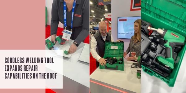 Cordless welding tool expands repair capabilities on the roof
