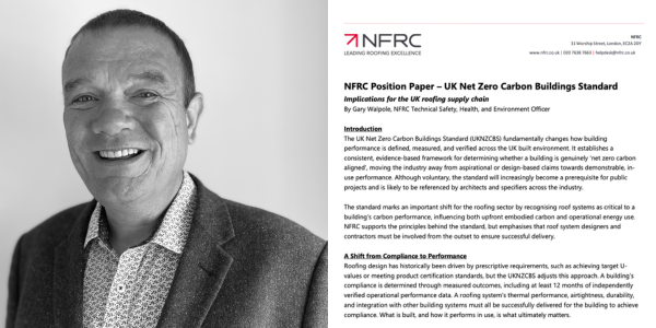 NFRC Fundamental shift in how performance is defined and delivered NFRC welcomes UK Net Zero Carbon Buildings Standard