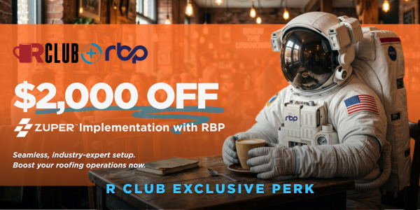 $2,000 off Zuper Implementation from Roofing Business Partner