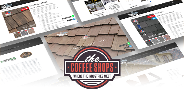 The Coffee Shops™ welcome Tapco® Roofing Products