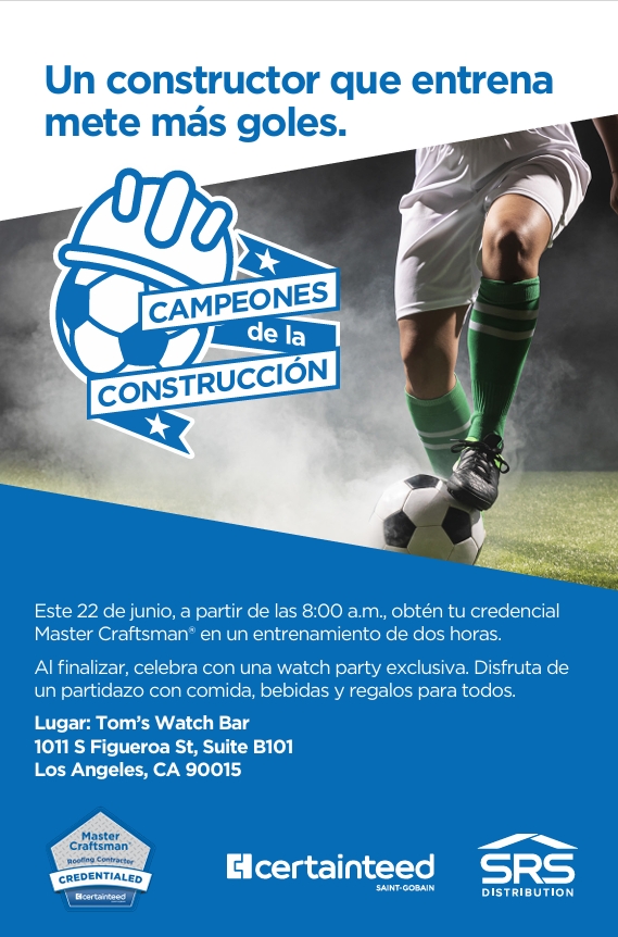 Campeones de la construcción - Entrenamiento y watch party
