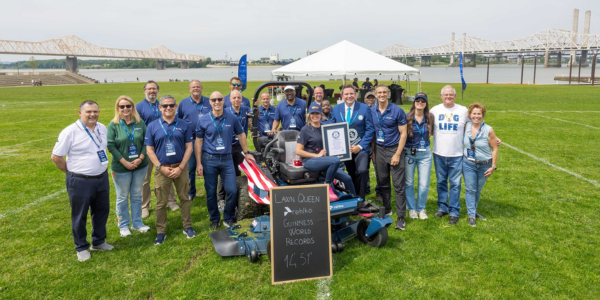 TurfMutt GUINNESS WORLD RECORDS™ set at TurfMutt Great Lawn in Louisville’s Waterfront Park