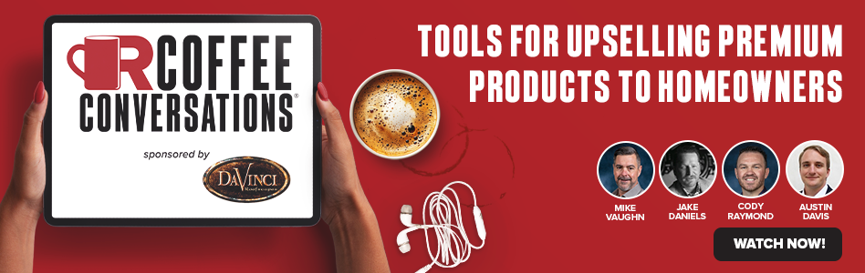 Coffee Conversations - Billboard Ad - Tools for Upselling Premium Products to Homeowners (Sponsored by DaVinci)