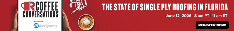 IB Roof Systems - Banner - The State of Single Ply Roofing in Florida - Register