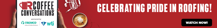 Coffee Conversations - Banner Ad - Celebrating Pride in Roofing! Coffee Conversations - Banner Ad - Celebrating Pride in Roofing!