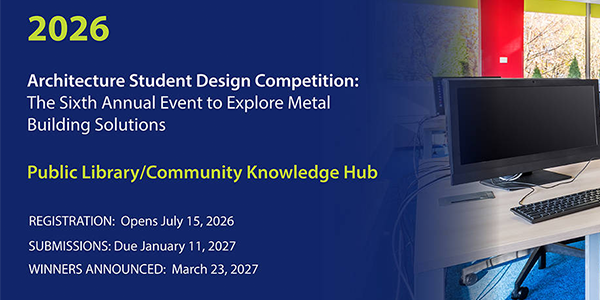 2026 MBMA Student Design Competition now open