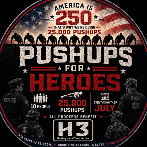 Pushups for Heroes - logo