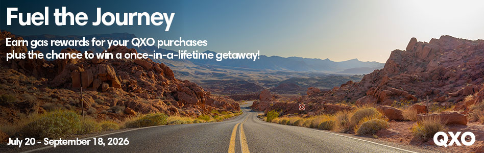 QXO - Billboard Ad - Fuel the Journey Giveaway 2026