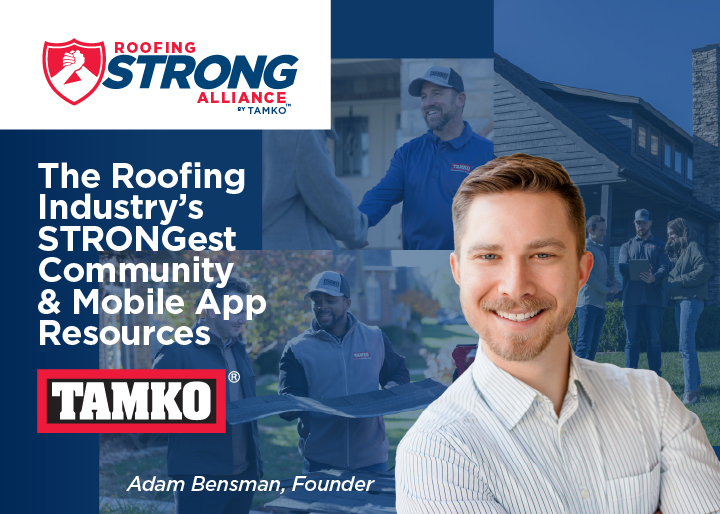 TAMKO - Nav Ad - Strong Alliance Mobile App