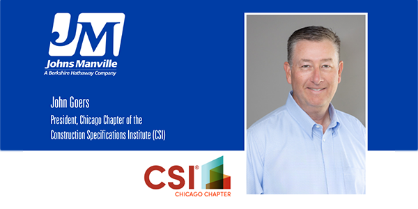 John Goers named president of CSI Chicago Chapter