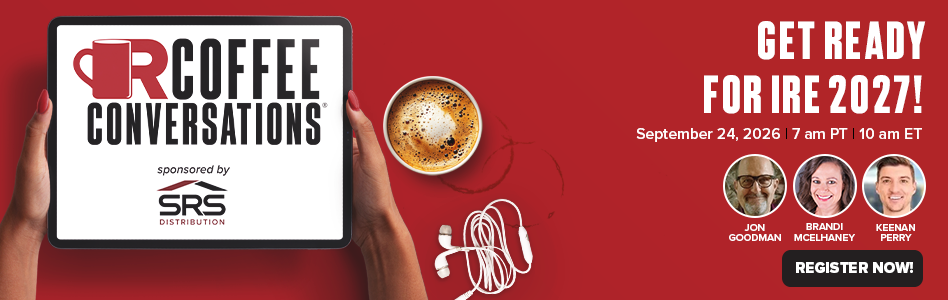 Coffee Conversations - Billboard Ad - Get Ready for IRE 2027! (Sponsored by SRS) Coffee Conversations - Billboard Ad - Get Ready for IRE 2027! (Sponsored by SRS)
