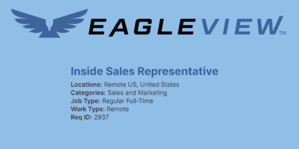 Eagleview - Inside Sales Rep