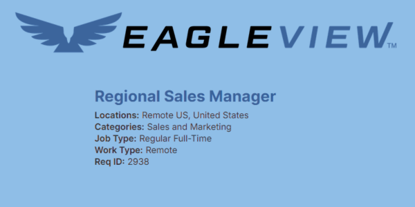 Eagleview - Regional sales manager