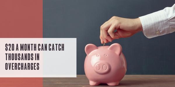 $20 a month can catch thousands in overcharges