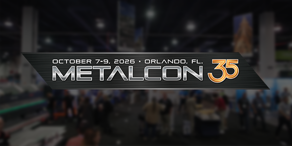 Honoring the past and building the future at METALCON 2026