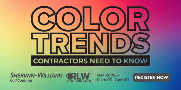 Sherwin Williams RLW -  Color Trends Contractors Need to Know