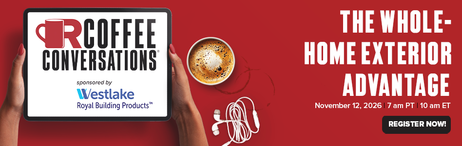 Coffee Conversations - Billboard Ad - The Whole-home Exterior Advantage (sponsored by Westlake)