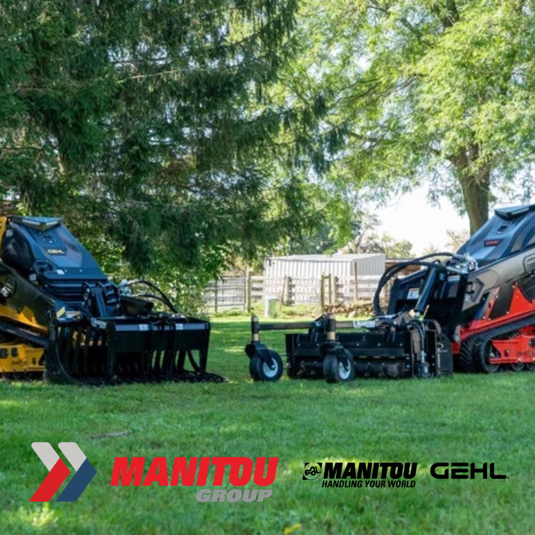 Manitou and GEHL brands launch New SRT Stand-on Track Loaders during the “Stand Your Ground. Own Every Job” Live event at Equ